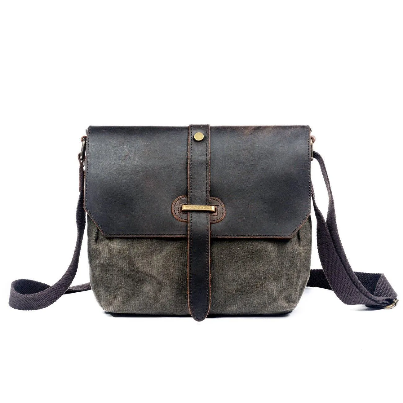 Crossbody Canvas Messenger Bag for Man