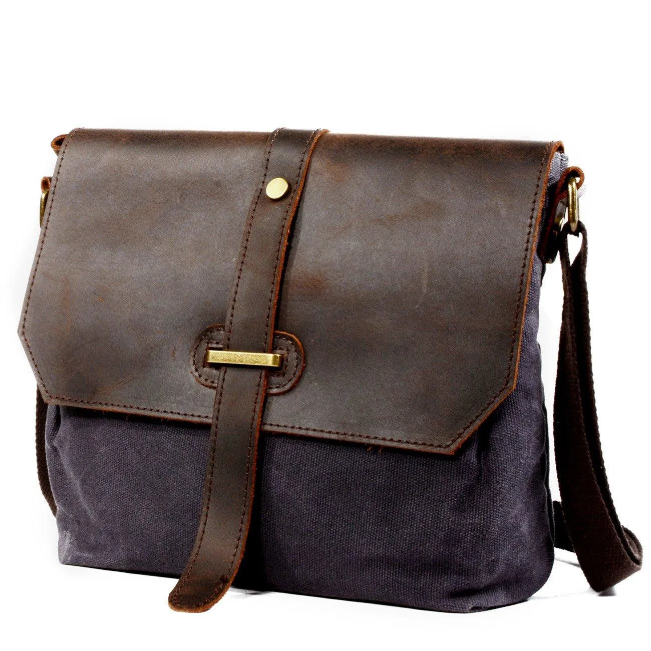 Crossbody Canvas Messenger Bag for Man