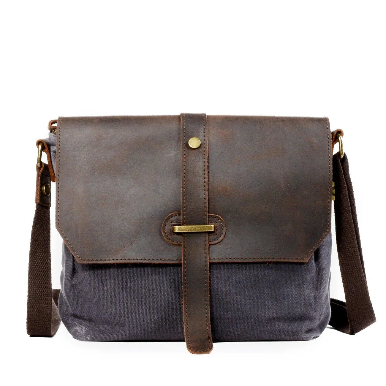 Crossbody Canvas Messenger Bag for Man