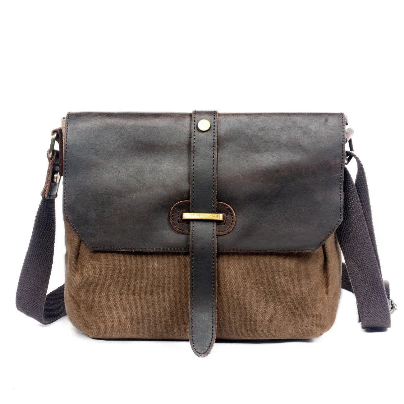 Crossbody Canvas Messenger Bag for Man