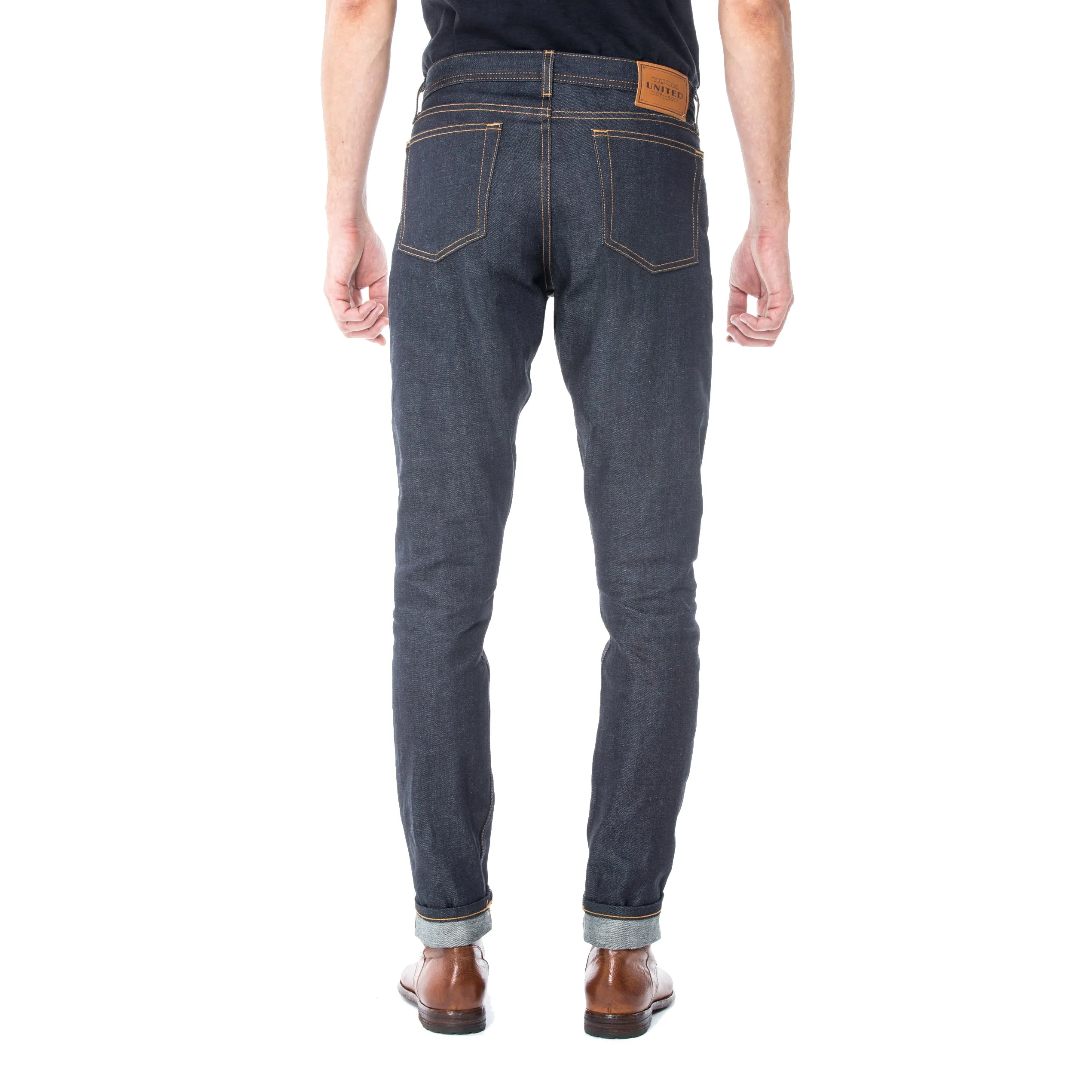 Dark Indigo Hard Taper 12.5 oz Denim Jeans