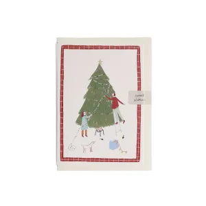 Decorating the Tree Holiday Card