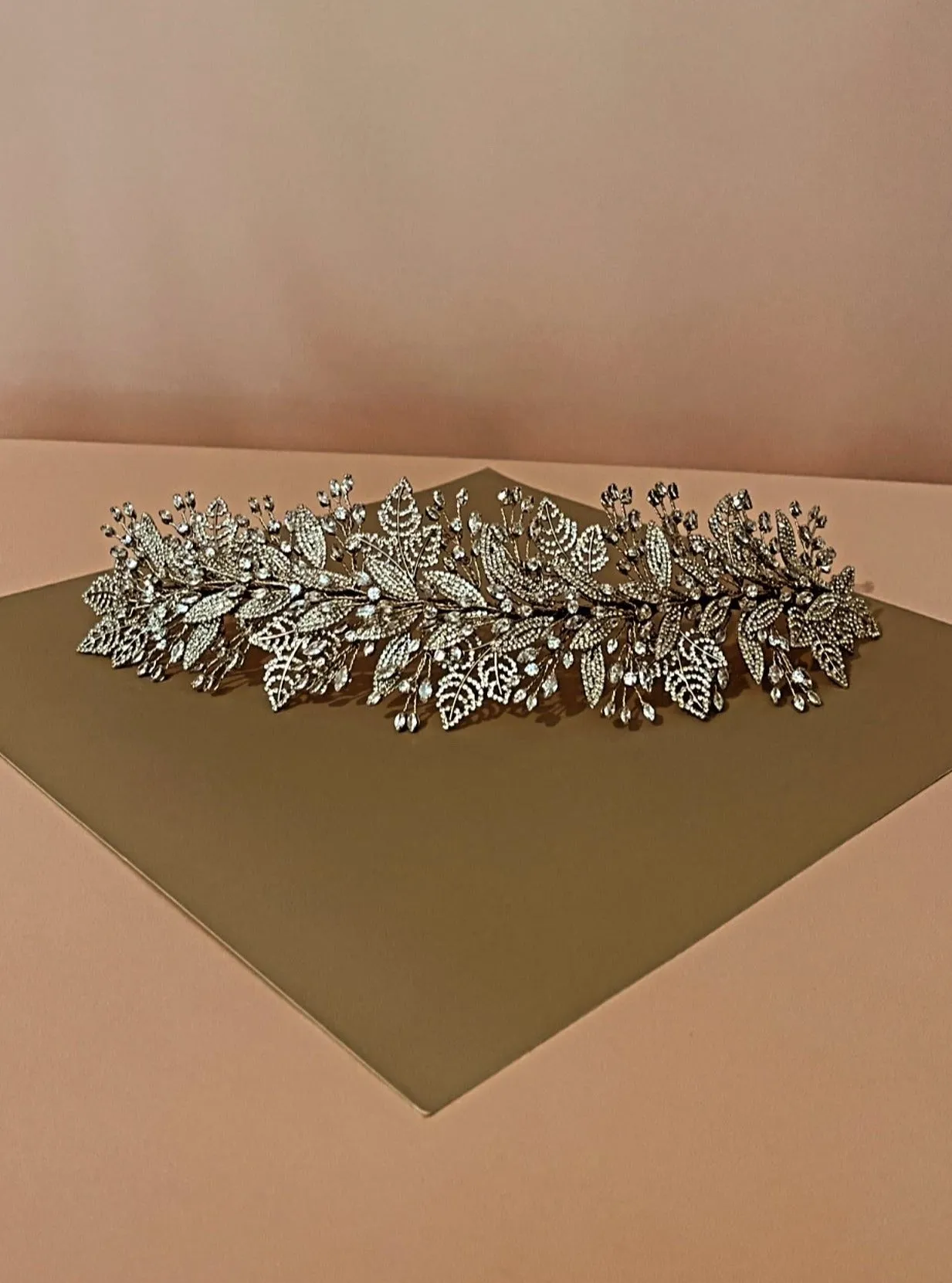 DINARA Swarovski Luxurious Wedding Headpiece - SAMPLE SALE
