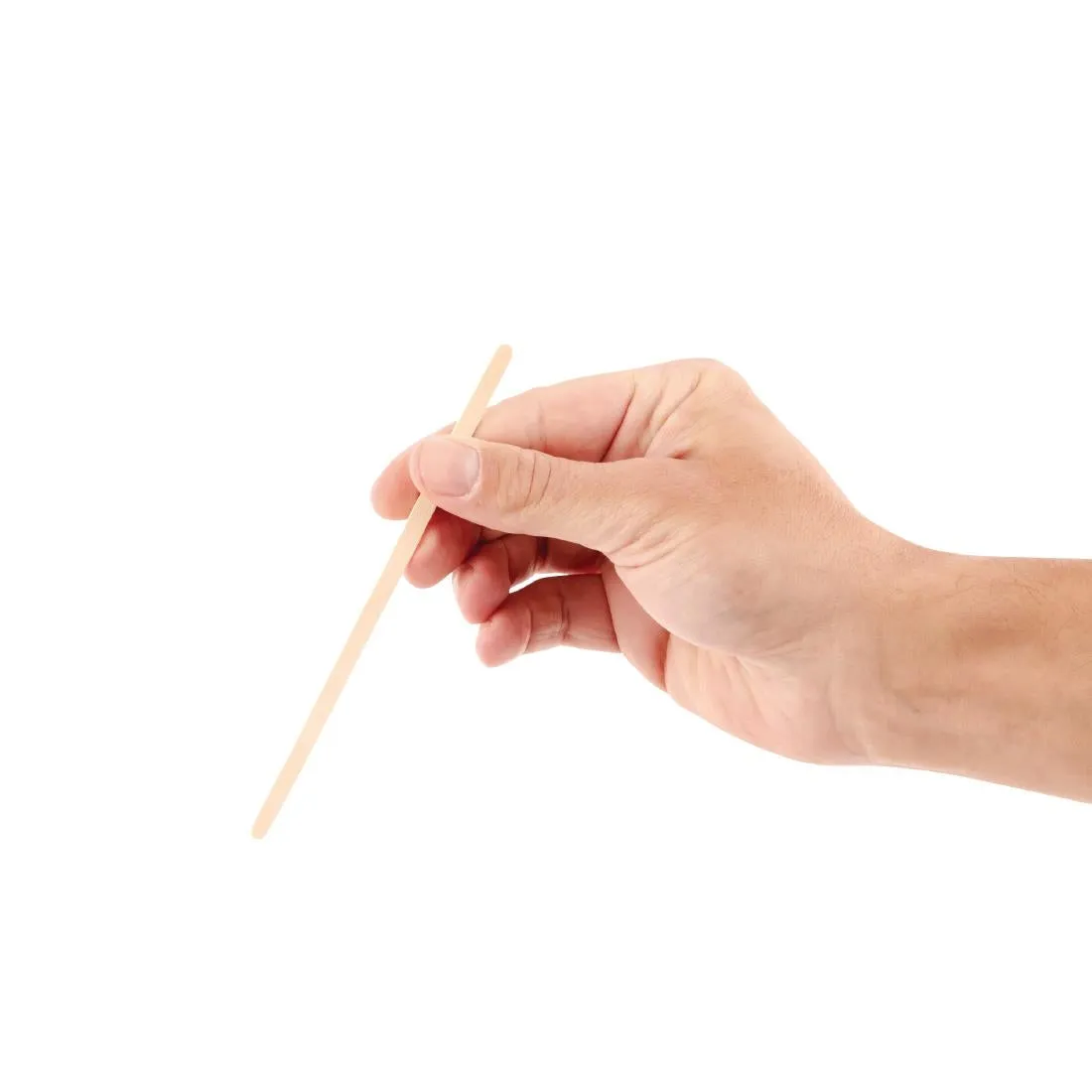DK392 Fiesta Green Biodegradable Wooden Coffee Stirrers 140mm (Pack of 1000)