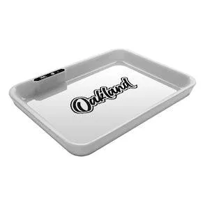 Dope Trays x Oakland – White Background Black Logo