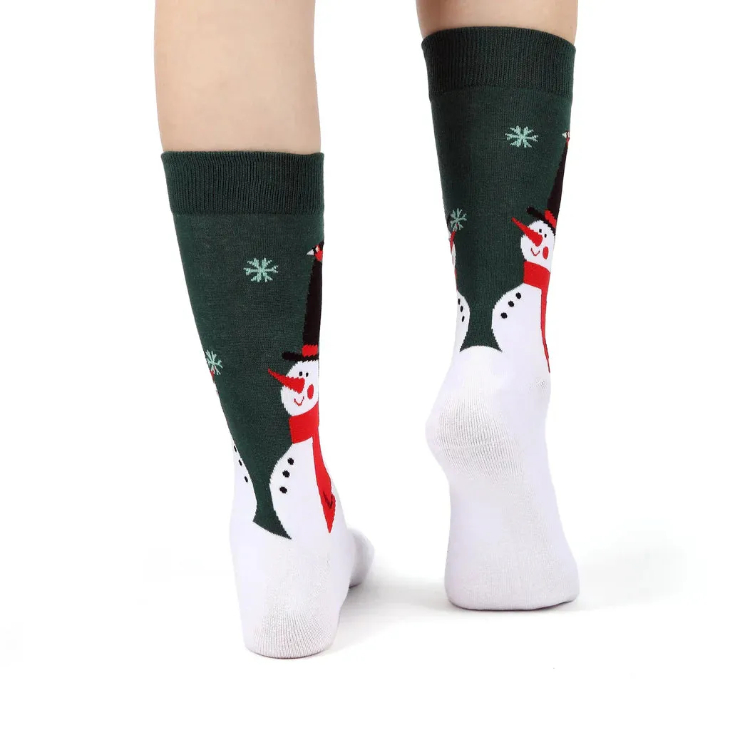 Eco Chic Eco-Friendly Snowman Bamboo Socks