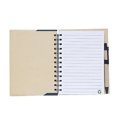 Eco Cover Notepad with Pen