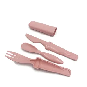 Eco-Friendly 3 Pieces Wheat Straw Cutlery Set