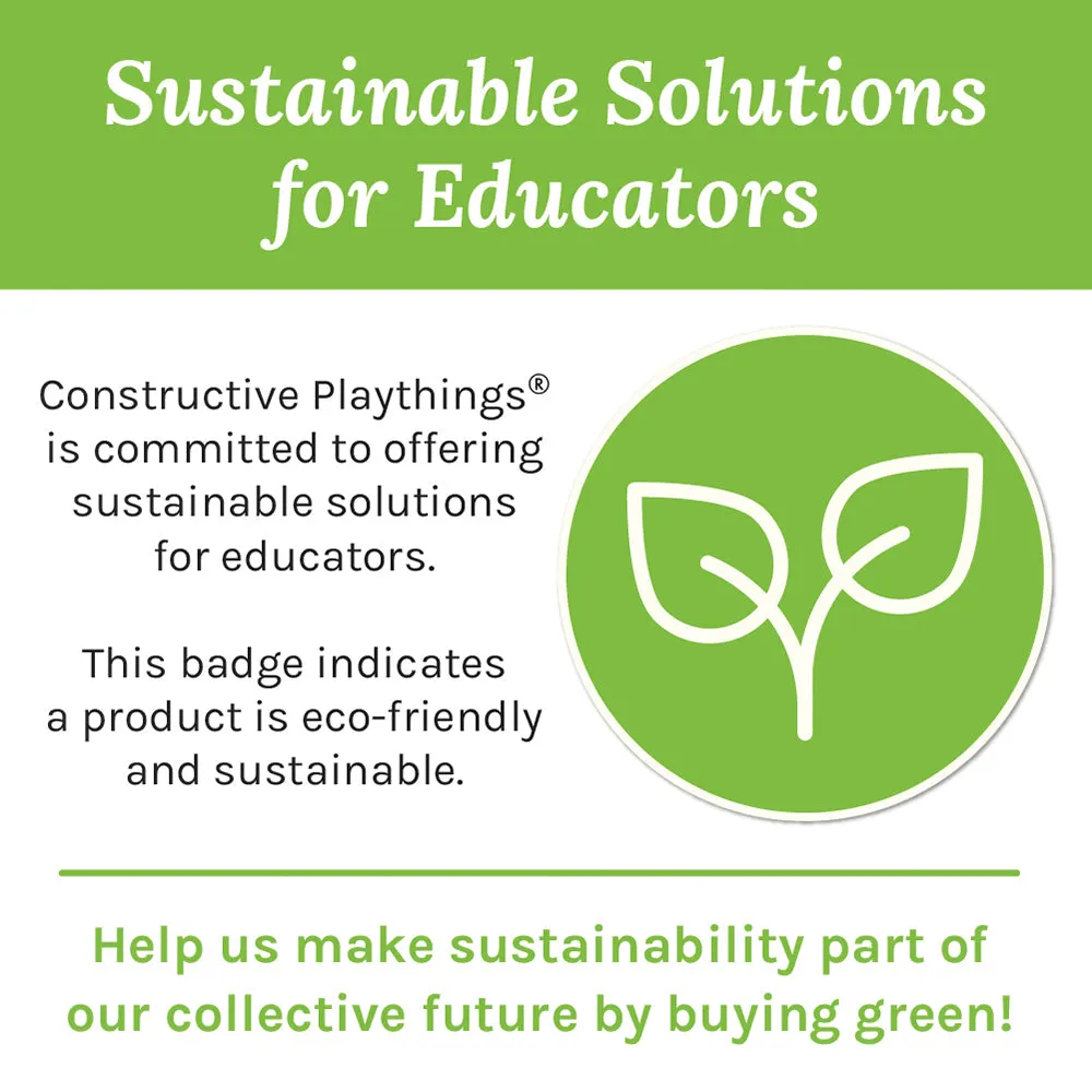Eco-Friendly Airplanes | 4-Piece Compostable Vehicle Set