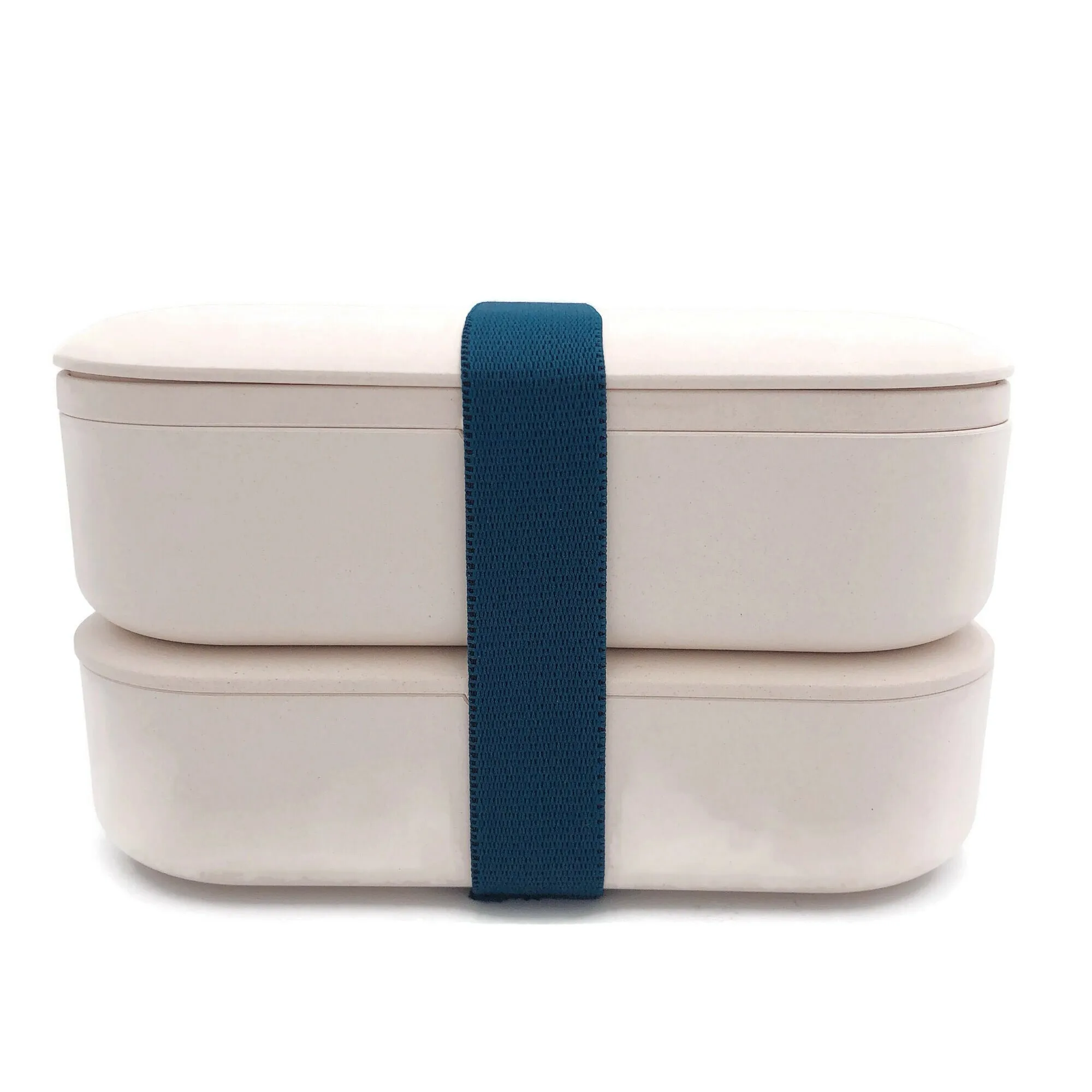 Eco-Friendly Bamboo 2-Tier Lunch Box with Cutlery Set