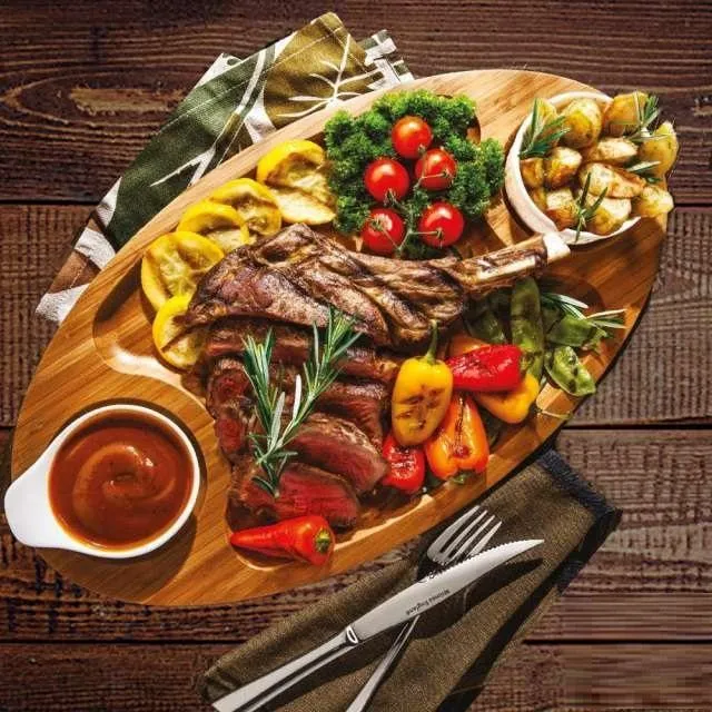 Eco-Friendly Bamboo Serving Platter