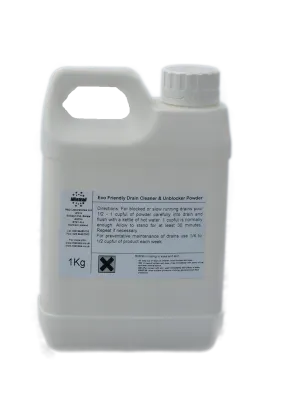 Eco Friendly Drain Cleaner & Unblocker Powder