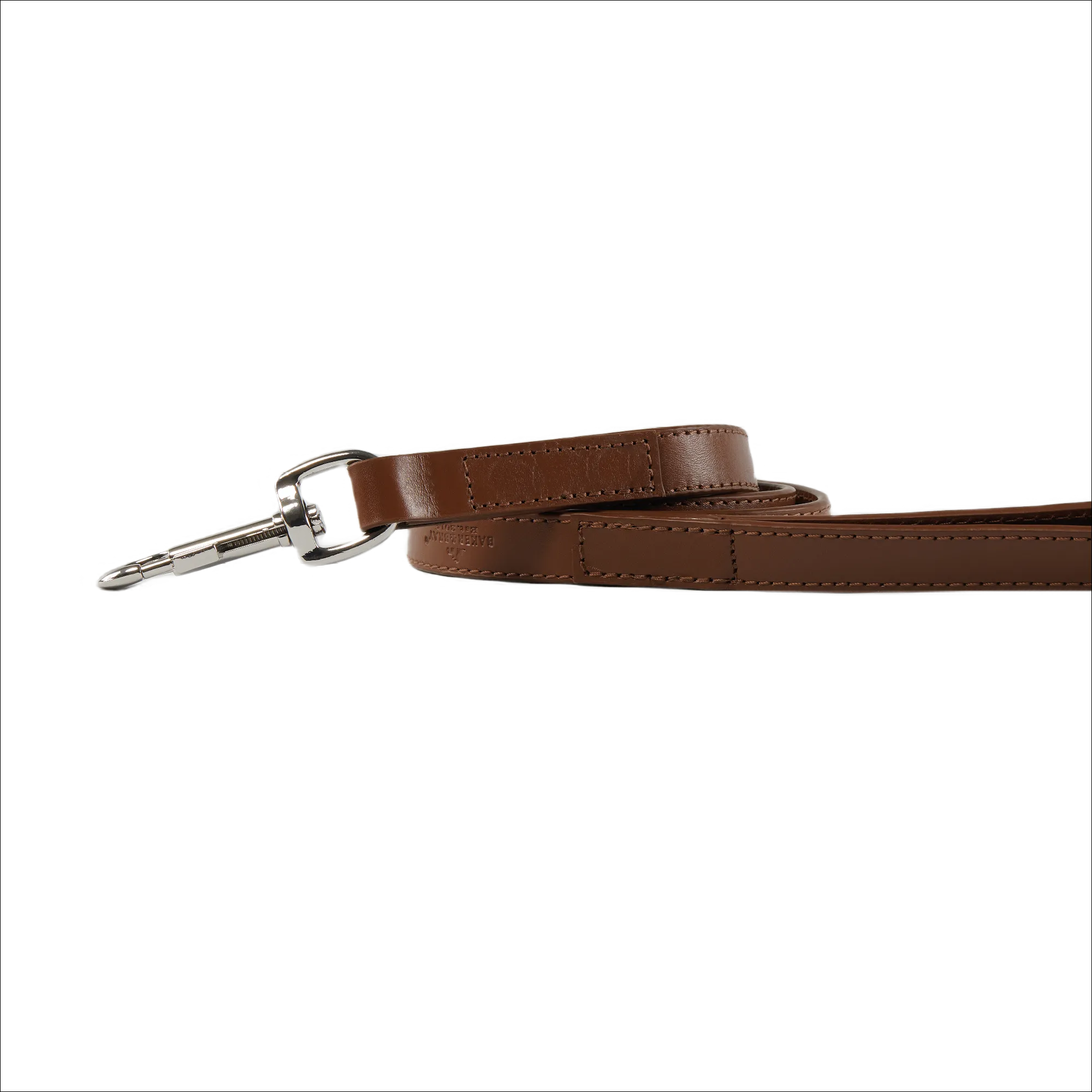 Eco Friendly Leather Dog Lead, Brown