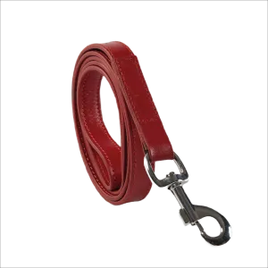 Eco Friendly Leather Dog Lead, Rose