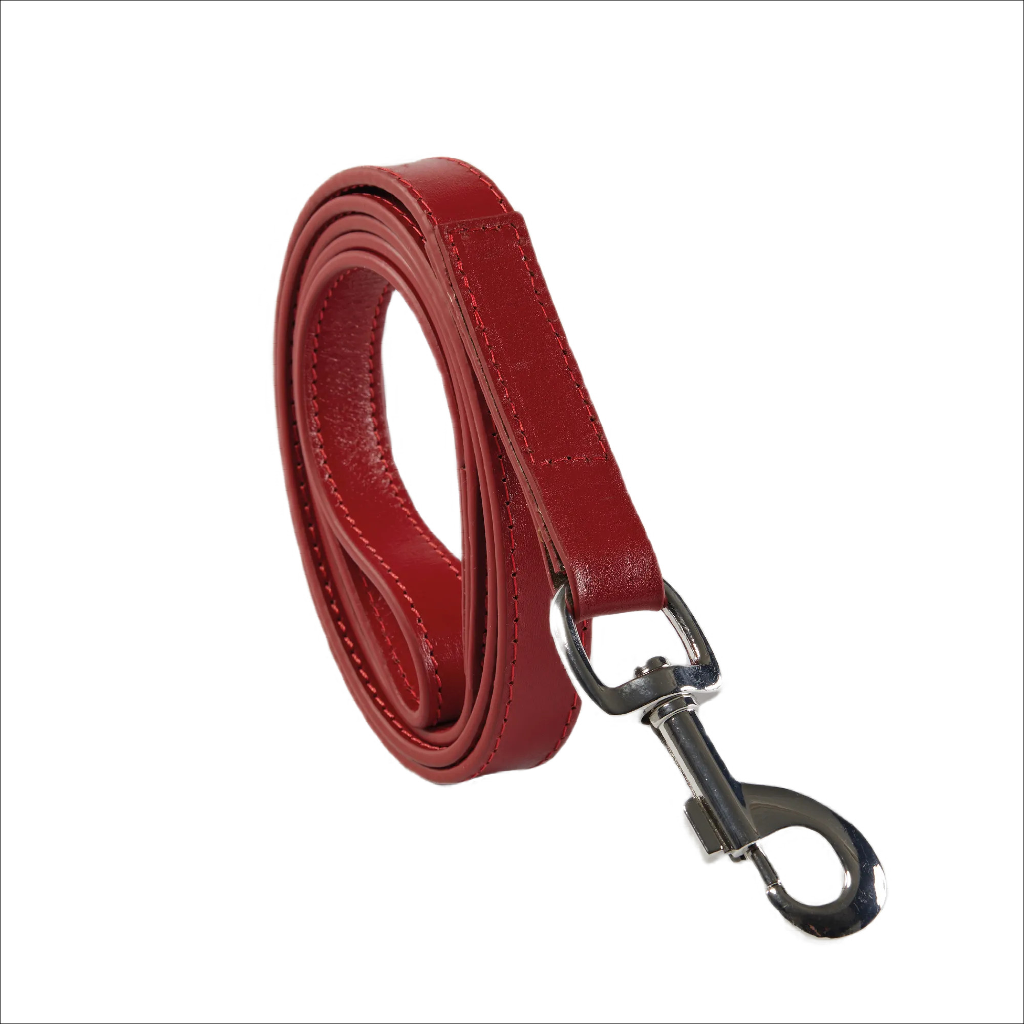 Eco Friendly Leather Dog Lead, Rose