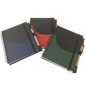 Eco-Friendly Notebook With Paper Pocket