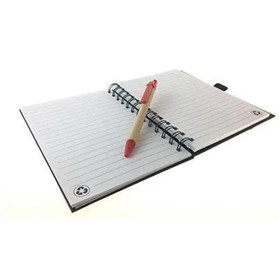 Eco-Friendly Notebook With Paper Pocket
