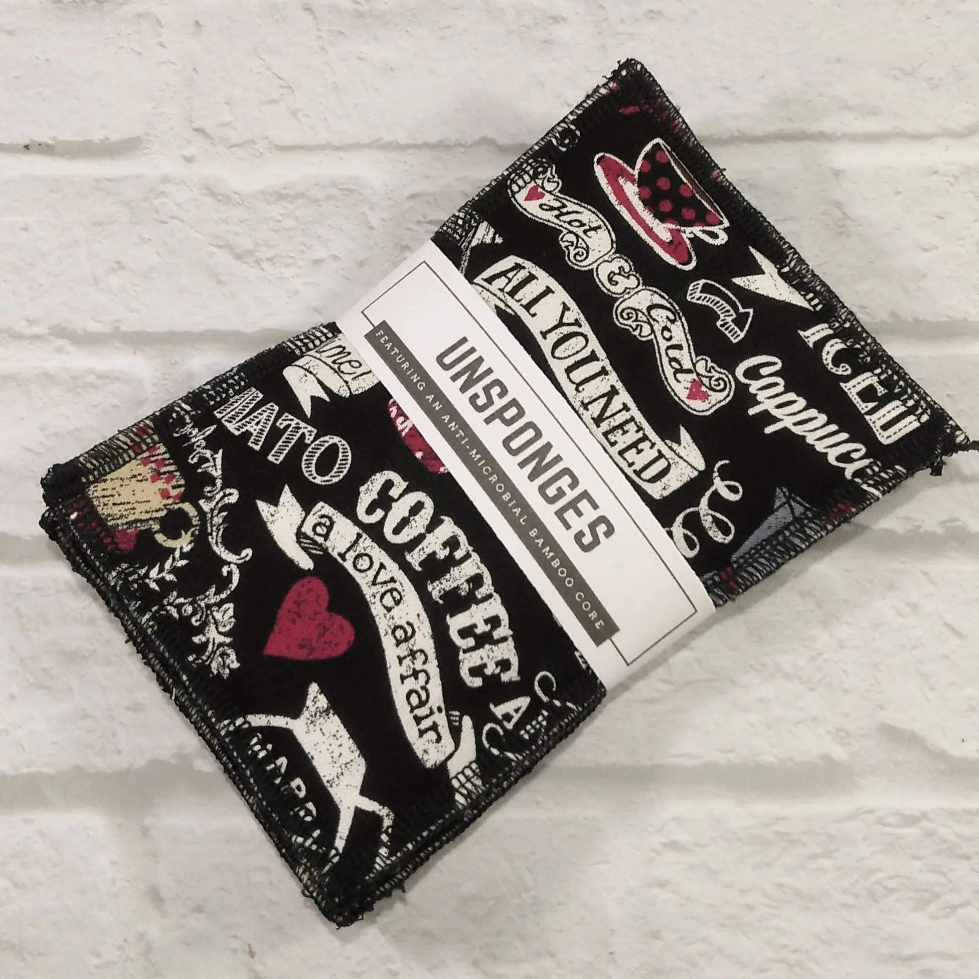 Eco-friendly sponges Coffee and love