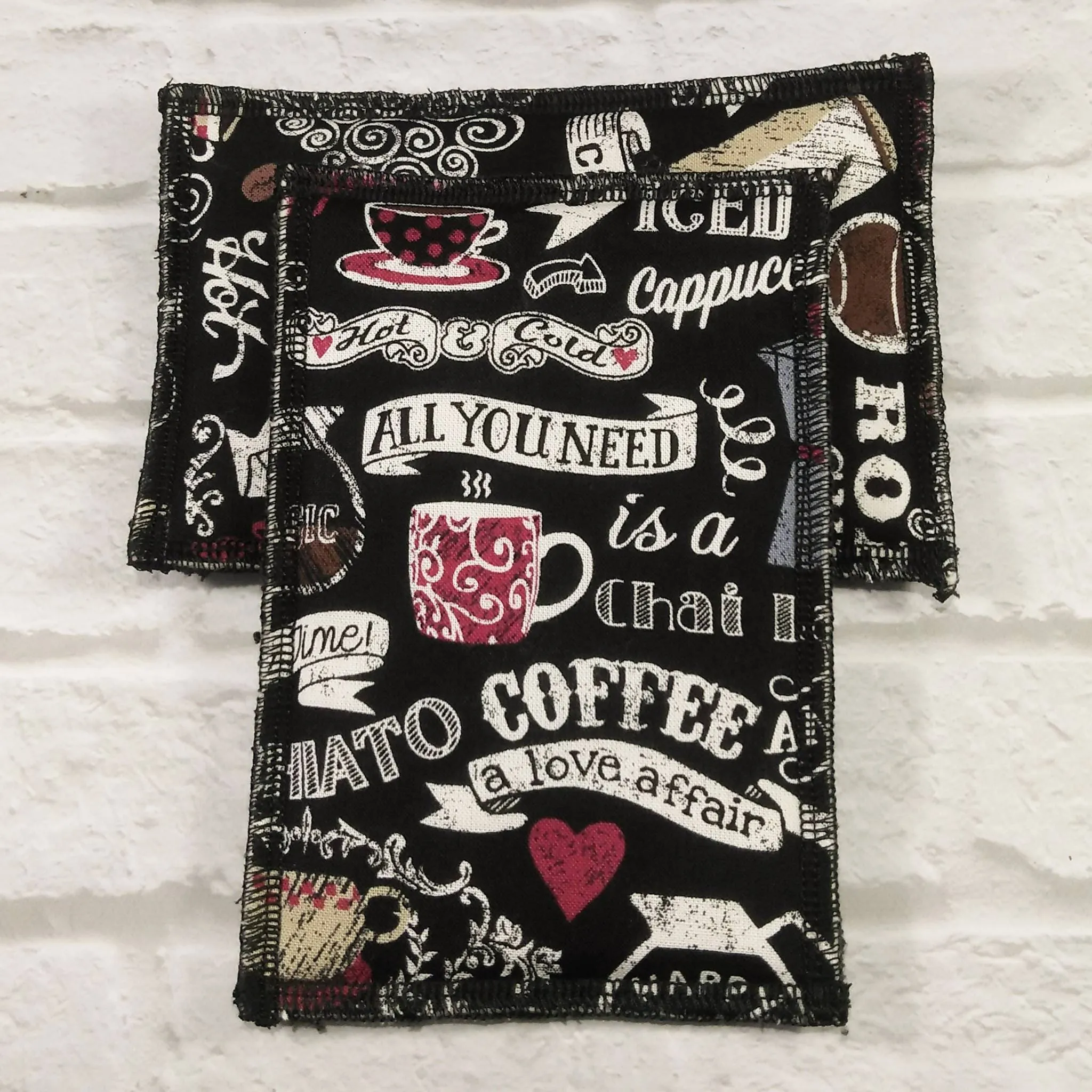 Eco-friendly sponges Coffee and love