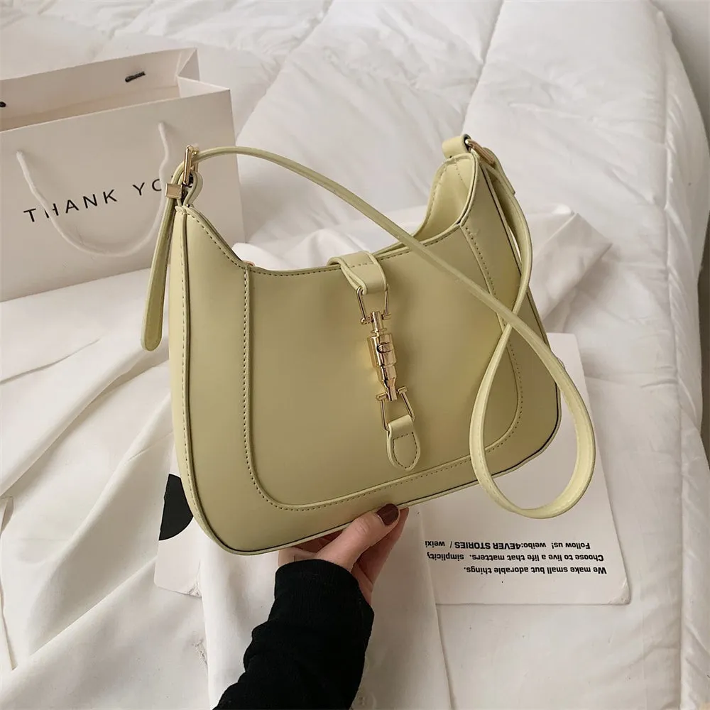 Ester Designer Leather Shoulder Crossbody Bag