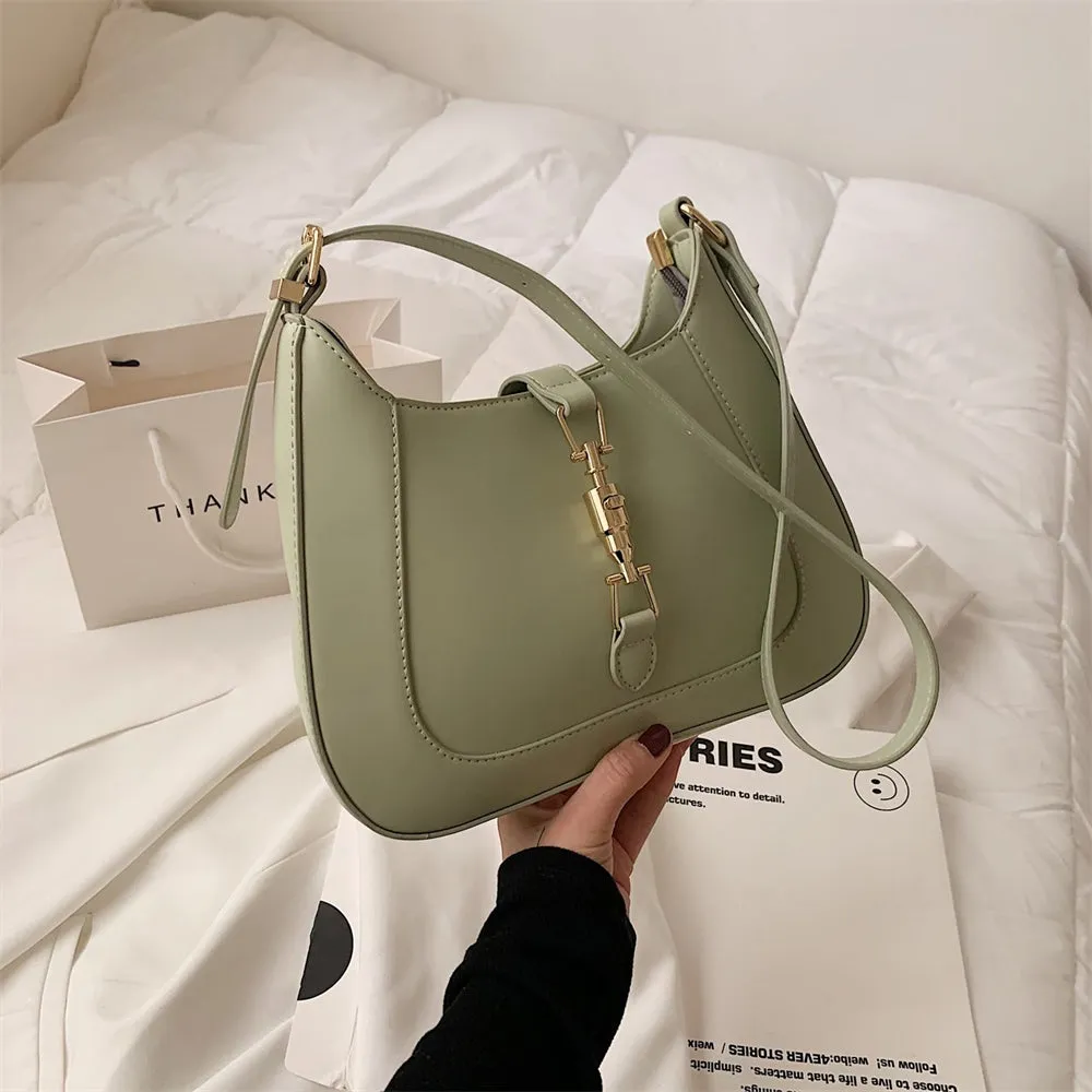 Ester Designer Leather Shoulder Crossbody Bag
