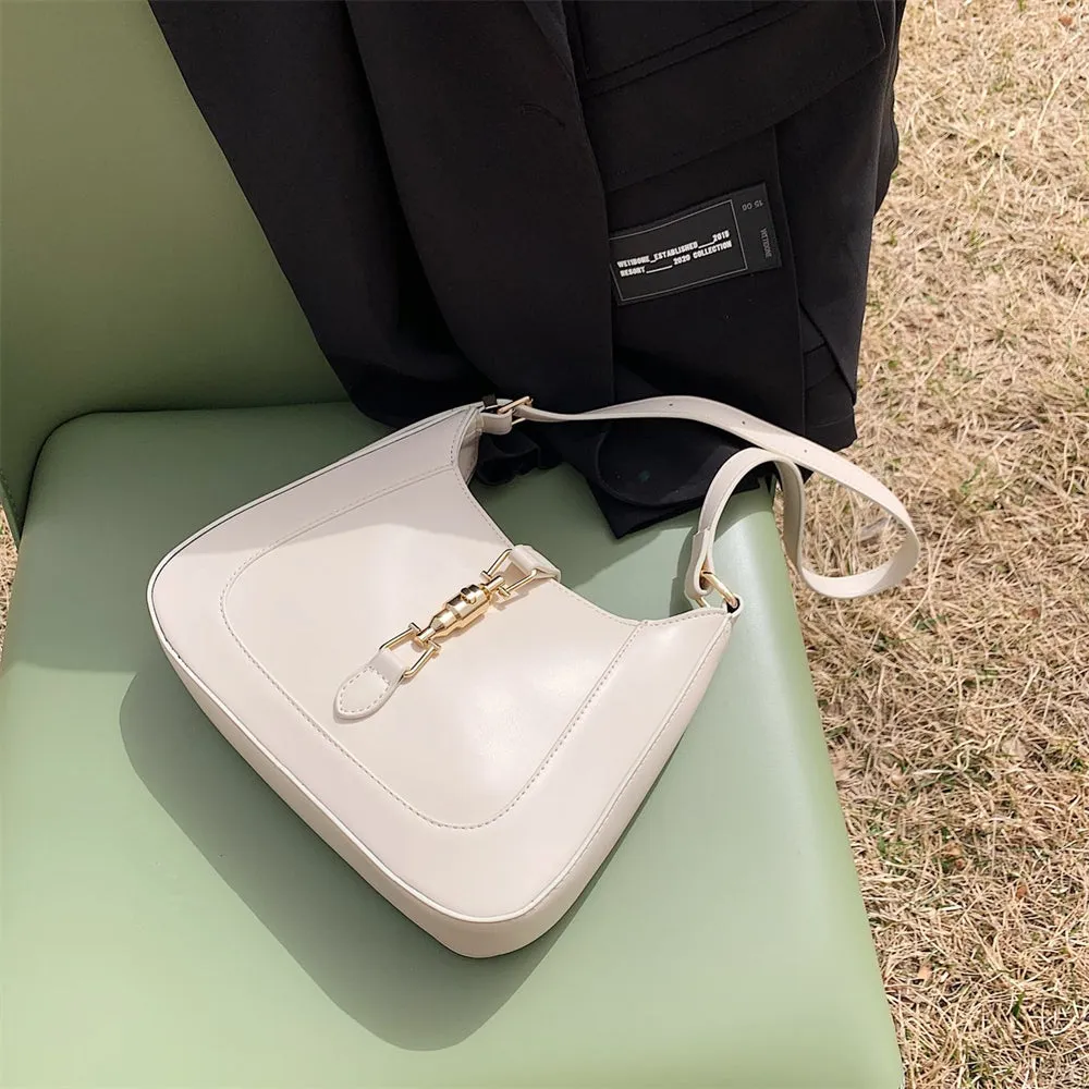 Ester Designer Leather Shoulder Crossbody Bag
