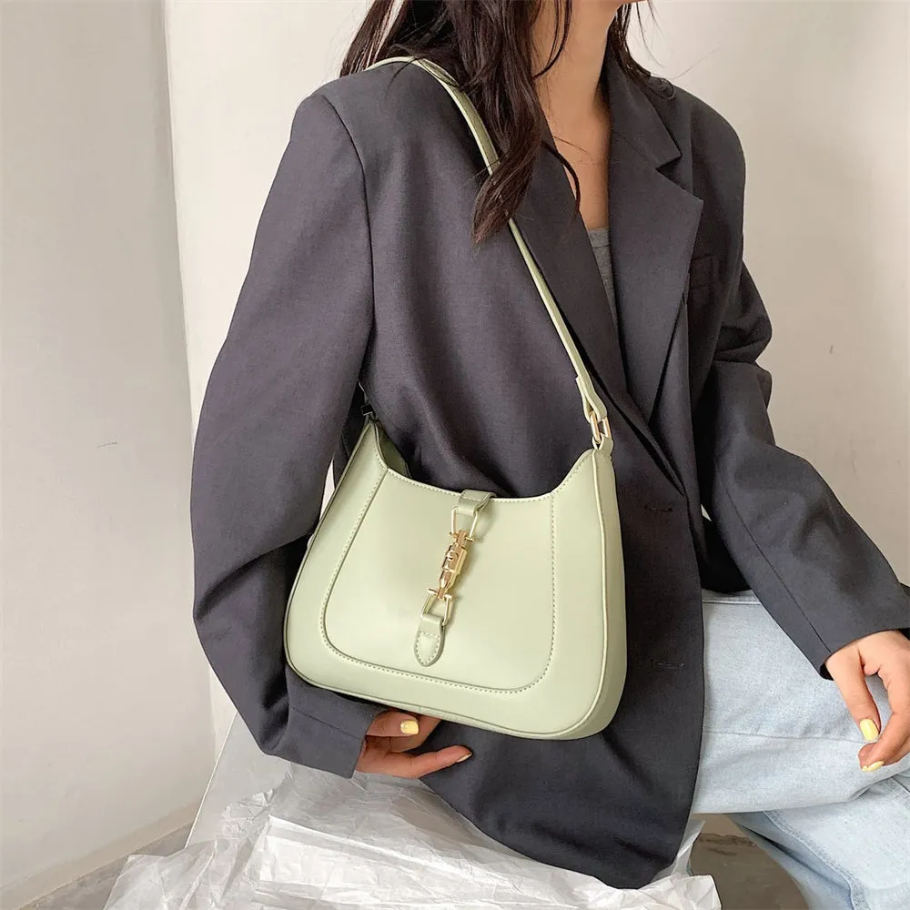 Ester Designer Leather Shoulder Crossbody Bag