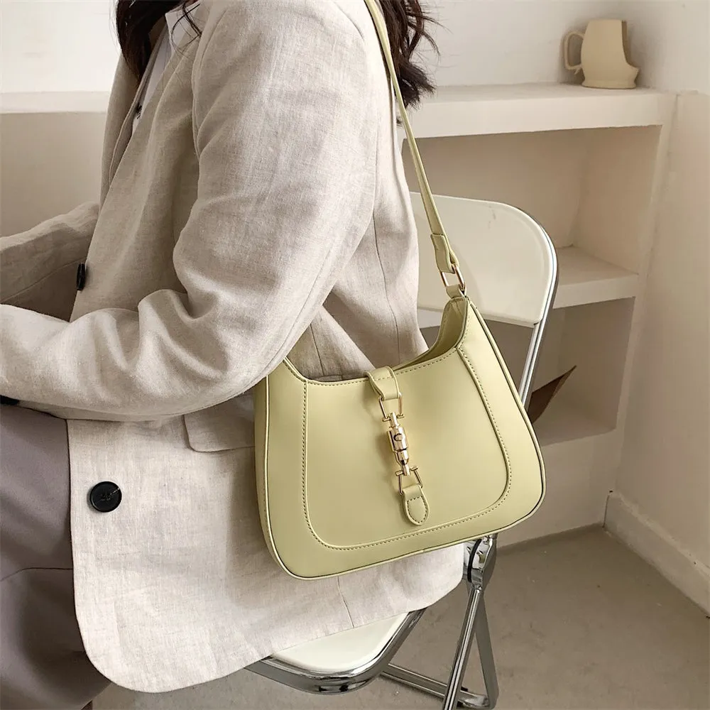 Ester Designer Leather Shoulder Crossbody Bag