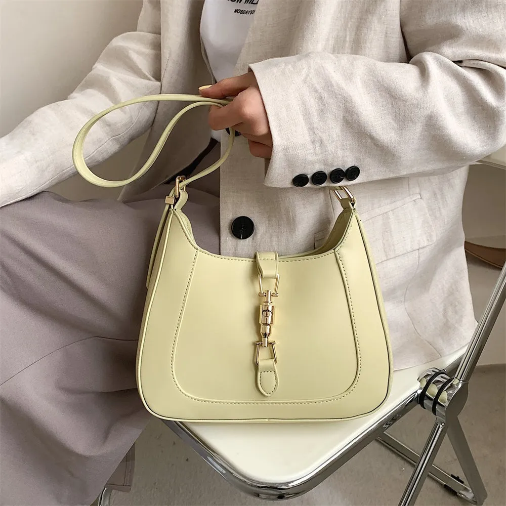 Ester Designer Leather Shoulder Crossbody Bag