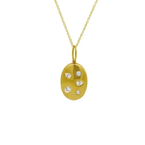 Fancy Shape Diamond Inlay Charm