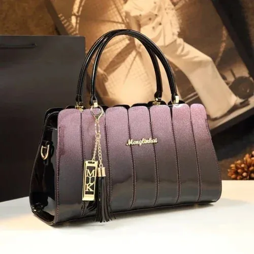 Fashion Atmospheric Patent Leather  Handbag