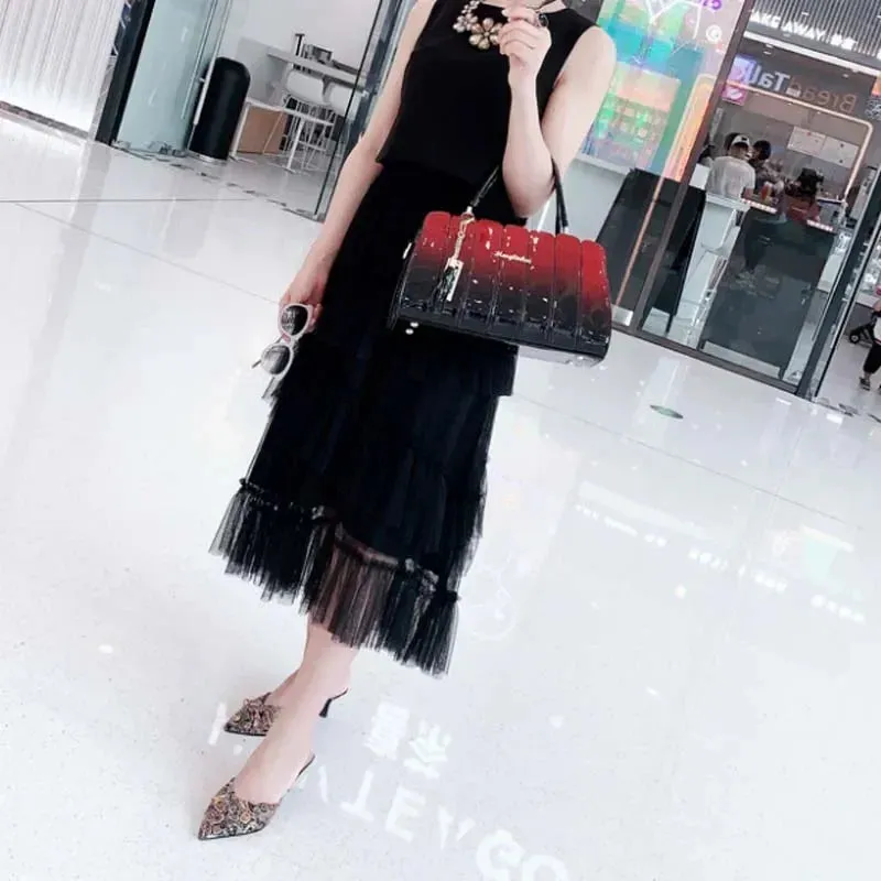 Fashion Atmospheric Patent Leather  Handbag