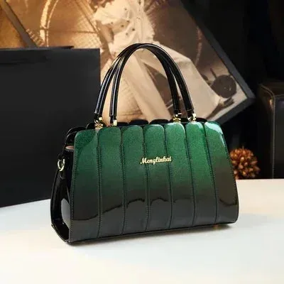 Fashion Atmospheric Patent Leather  Handbag