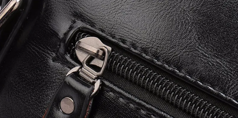 Fashionable PU Leather Men's Messenger Bag