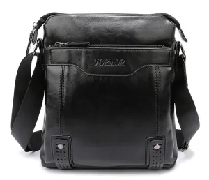 Fashionable PU Leather Men's Messenger Bag
