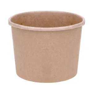 FB162 Fiesta Green Compostable Soup Containers 98mm 340ml / 12oz (Pack of 500)