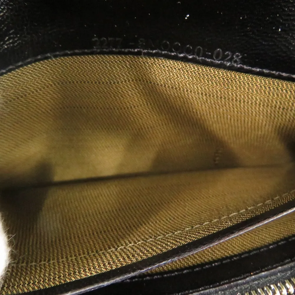 FENDI Long Wallet Purse 8M0000 Canvas, Leather beige
