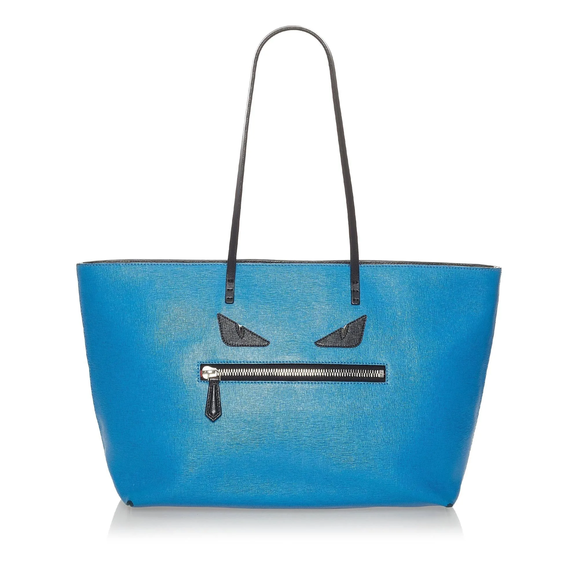 Fendi Medium Monster Roll Leather Tote Bag (SHG-28115)