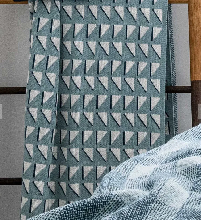 Fin Throw Blanket, Rain