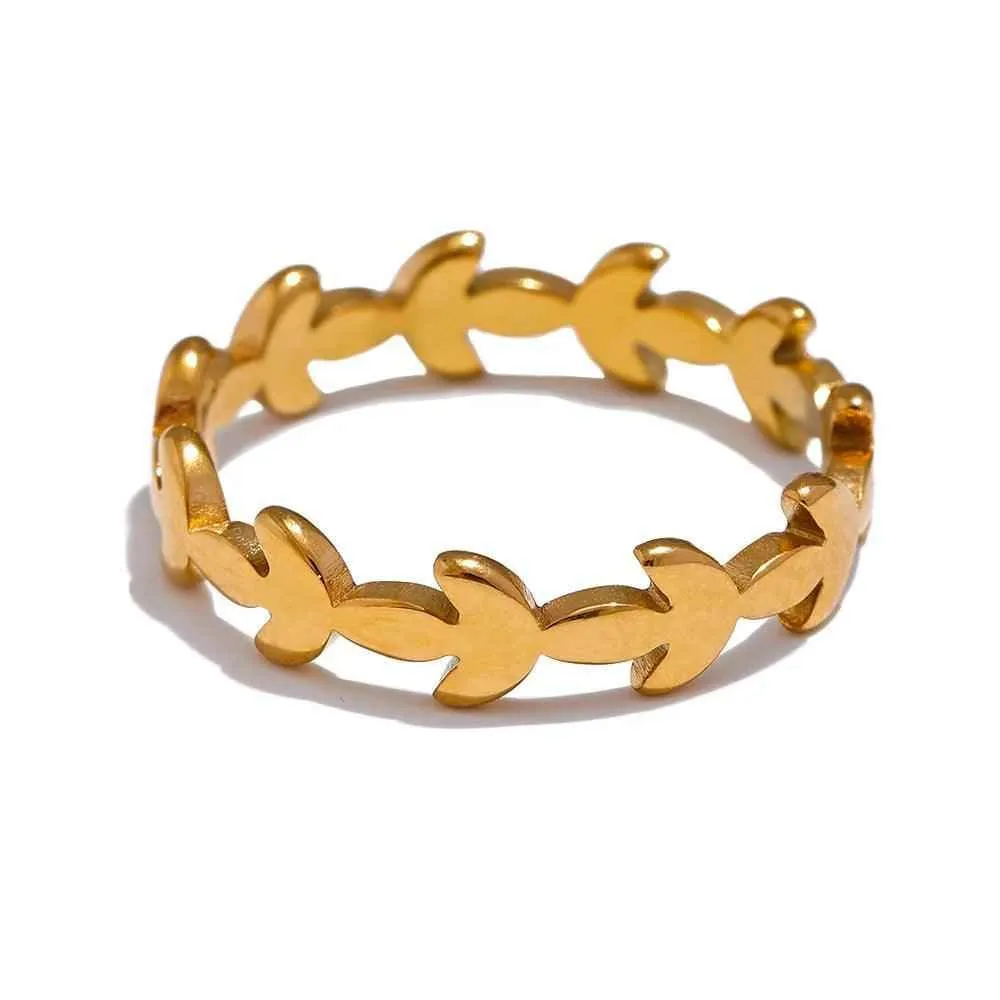 Finger Ring Charm Jewelry - Stainless Steel - Heart Geometric - TSJ46