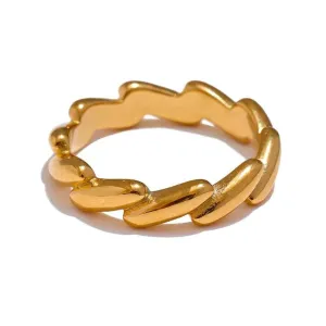 Finger Ring Charm Jewelry - Stainless Steel - Heart Geometric - TSJ46