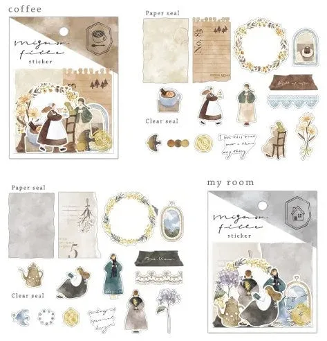 Flake sticker "mignon fille"