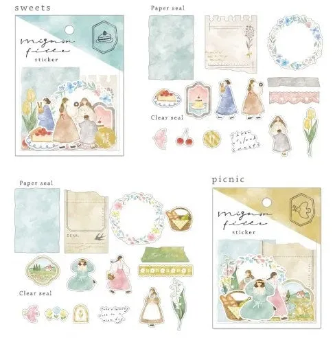 Flake sticker "mignon fille"