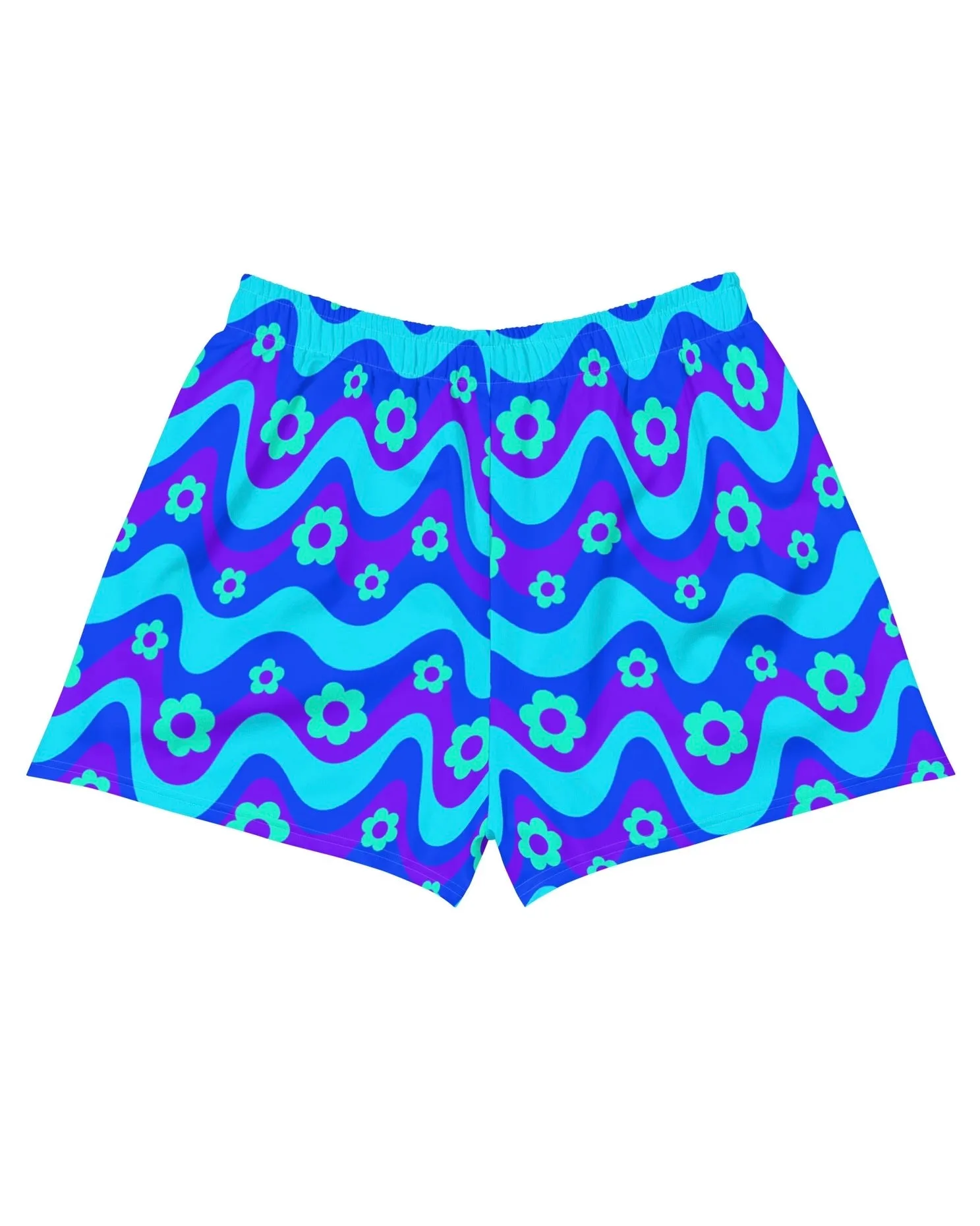 Flower Power Blue Shorts