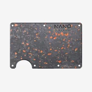 Front & Back Wallet Cover Plates (Nero/Arancia)