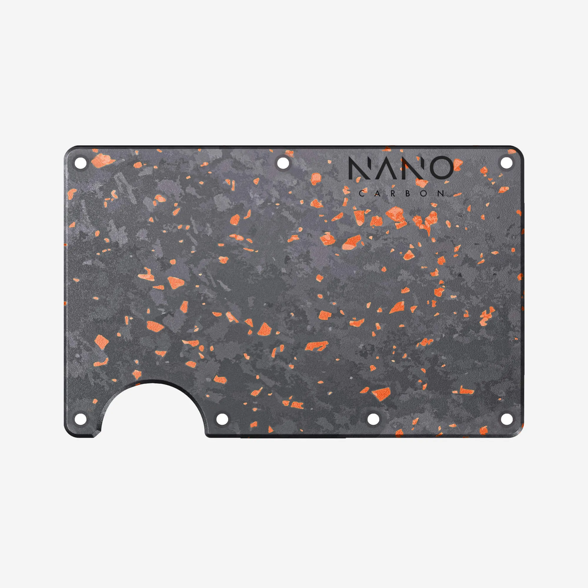 Front & Back Wallet Cover Plates (Nero/Arancia)
