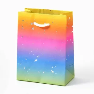 Gift Bag Small - Ombre Rainbow Fleck