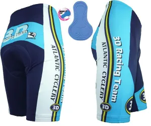 Giordana Womens 3D Atlantic Cycling Shorts