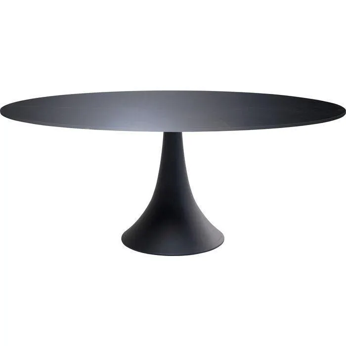 Grande Possibilita Black Oval Table