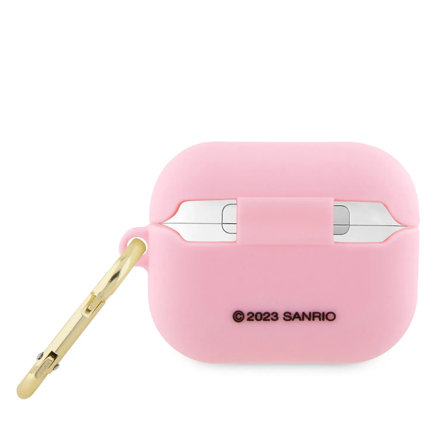Hello Kitty - AirPods Pro silicone protective case 3D Kitty Head with carabiner (HKAP3DKHSP) - Pink